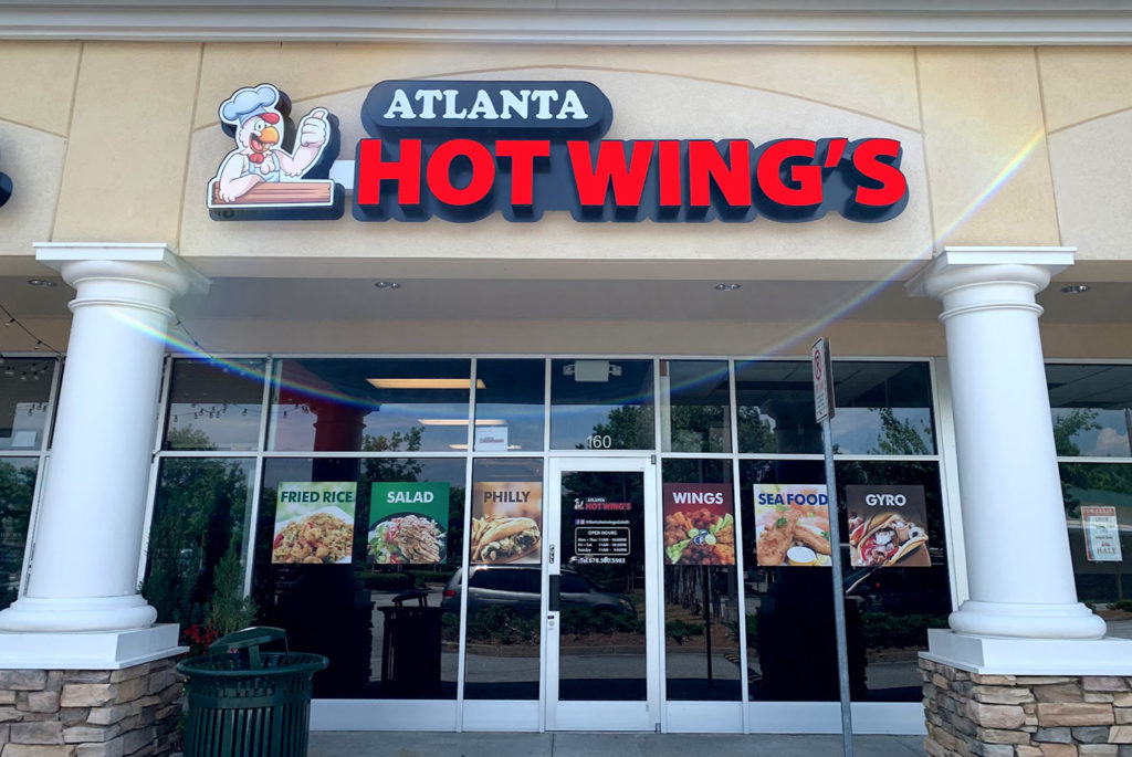 Atlanta Hot WIngs_Wall Sign & Window Decal