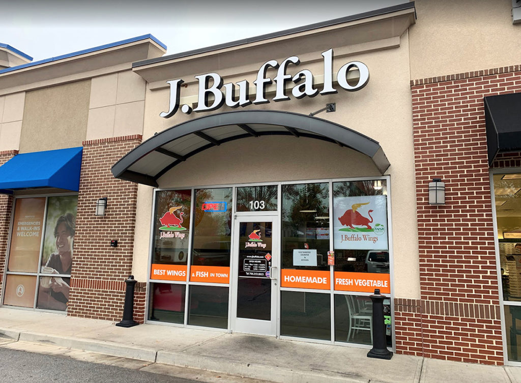 J Buffalo_Sign & Window Decal