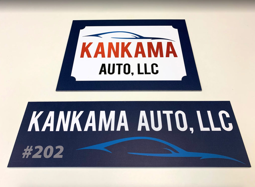 Kankama Auto_Door Sign