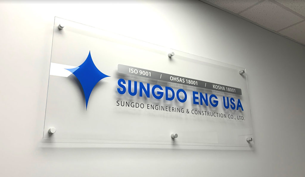 SungDo ENG USA_Acrylic Sign